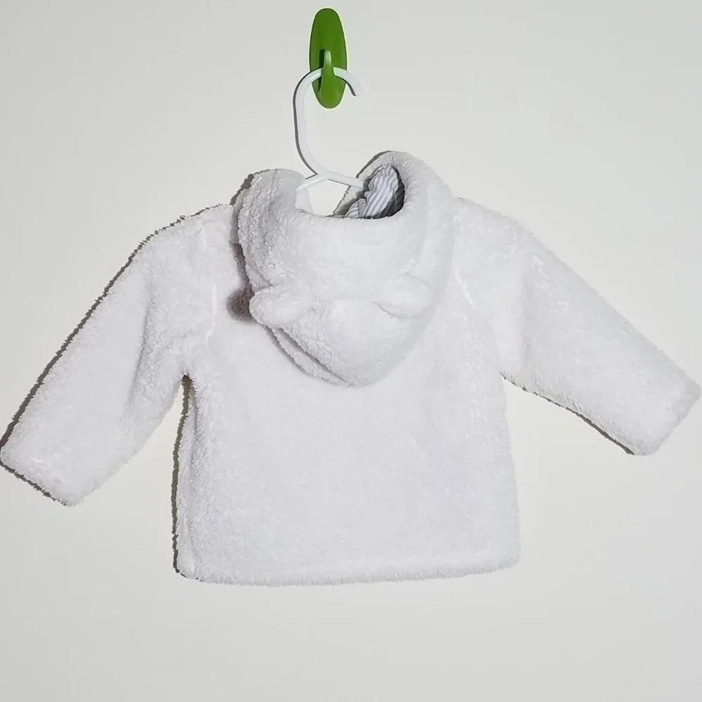 Carter's Plush Zip Up Bear Hooded Jacket 9m